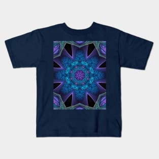 Fractal mandala Flower Kids T-Shirt